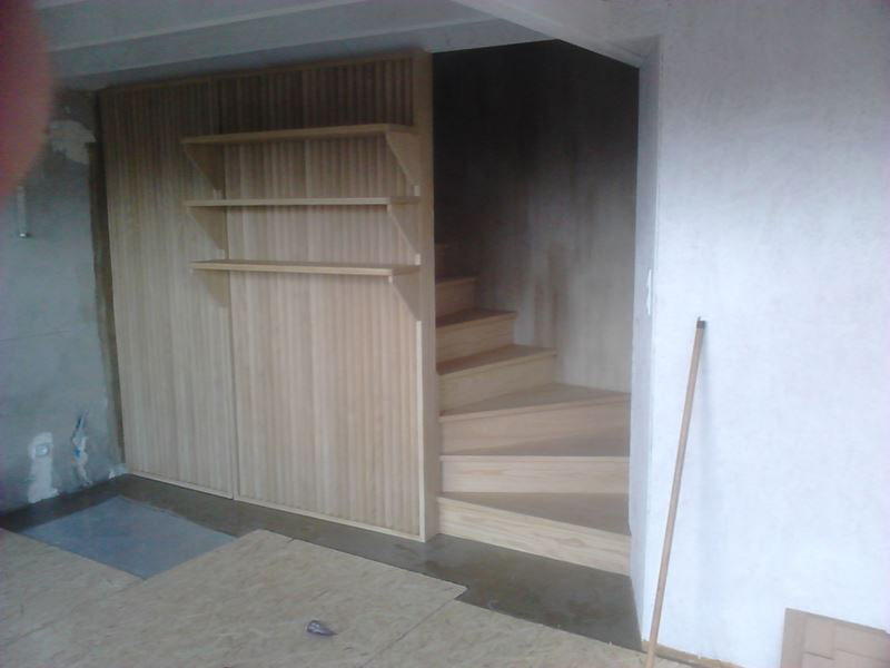 fabrication escalier en bois